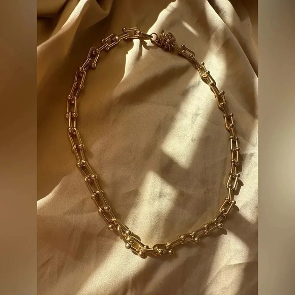 Hardware Graduated Link STAINLESS STEEL Waterproof Necklace - Picture 13 of 16